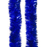 Мишура Праздничная 2 м*70 мм синяя