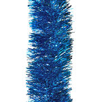 Мишура Праздничная 2 м*70 мм голубая