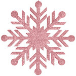 Снежинка Резная 60 см розовая, пеноплекс