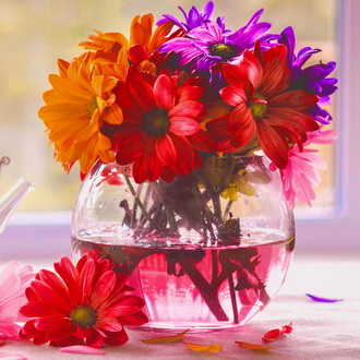 Цветочная ваза