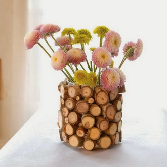 Как сделать вазу для цветов из пластикового стаканчика и гипсовой шпаклевки