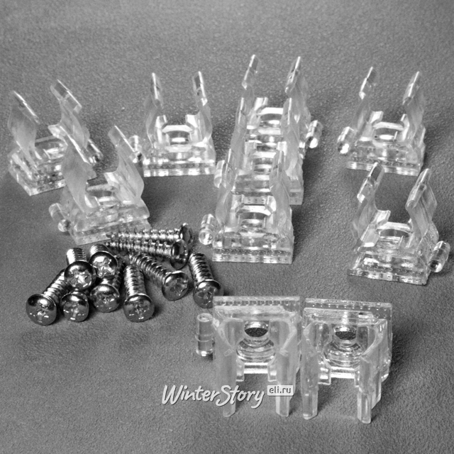 крючок металлический вкручивающийся. крючки для крепления гирлянды на крышу. крепеж для уличной гирлянды на крышу. крепеж для гирлянды на фасаде дома. крепления для уличных гирлянд 12 шт (peha).