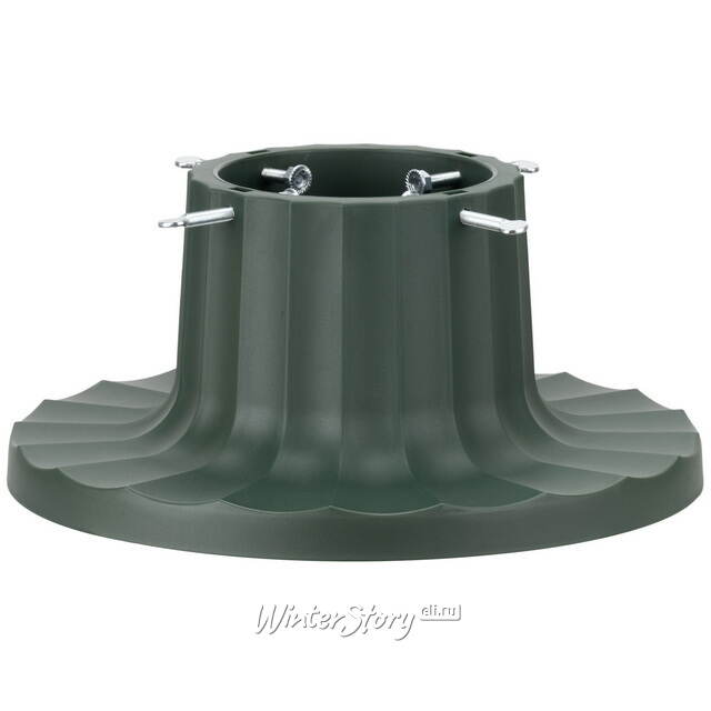 Подставка для елки 39*18 см, высотой до 2 м, диаметр ствола до 13 см, зеленая Tree Nest