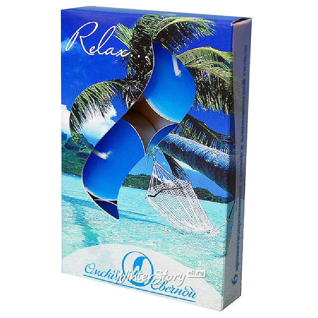 Ароматические свечи Релакс 4 см, 6 шт Омский Свечной