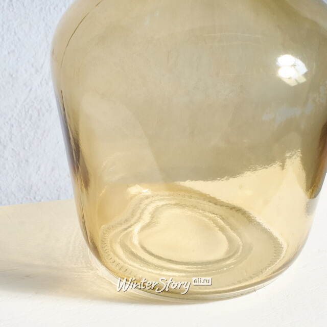 Стеклянная ваза Бриген 25 см песочная Koopman (Купман)