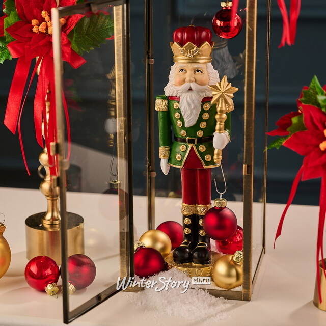 Набор стеклянных шаров 3.5 см золотой mix, 16 шт Winter Deco