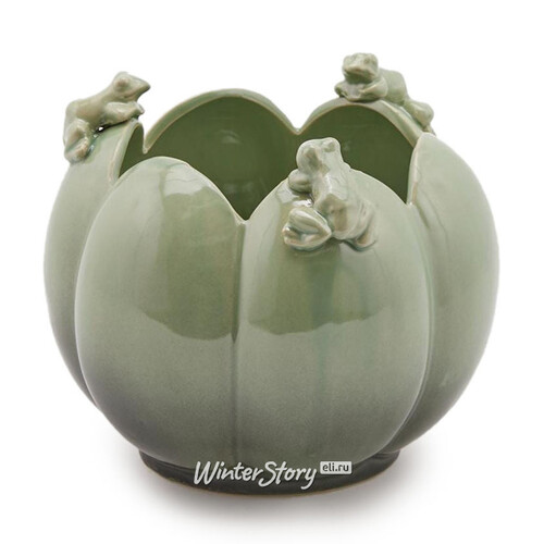 Декоративная ваза Лягушачье Трио 21*18 см EDG
