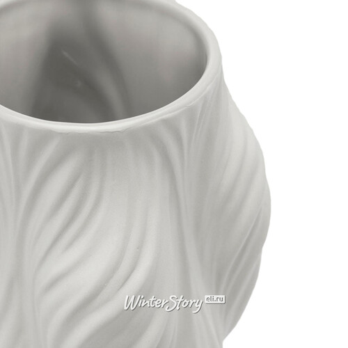 Керамическая белая ваза Brezza 28 см EDG