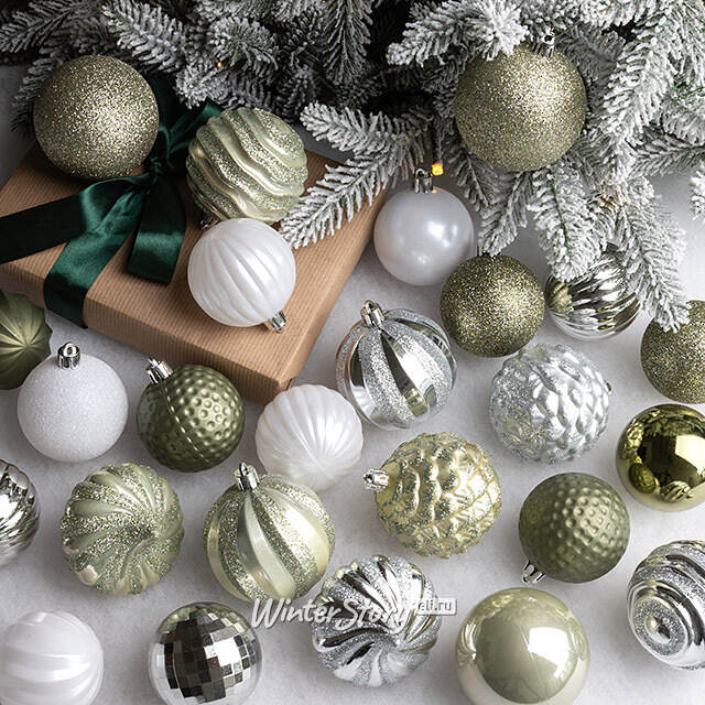 Набор елочных игрушек Danby - Gentle Spring 7 см, 30 шт Kaemingk