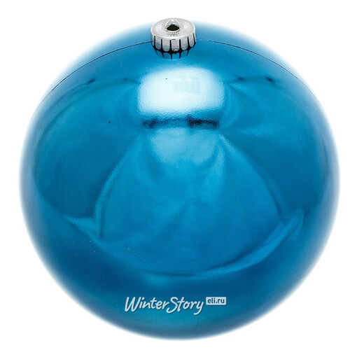 Пластиковый шар 20 см бирюзовый Kaemingk/Winter Deco