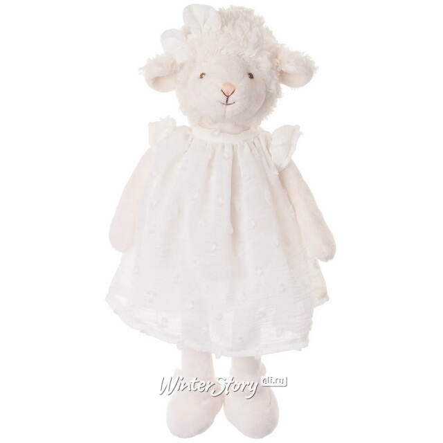 Мягкая игрушка Овечка Молли в белом платье 30 см, Barbara Bukowski Bukowski