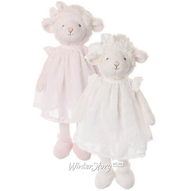 Мягкая игрушка Овечка Молли в белом платье 30 см, Barbara Bukowski Bukowski