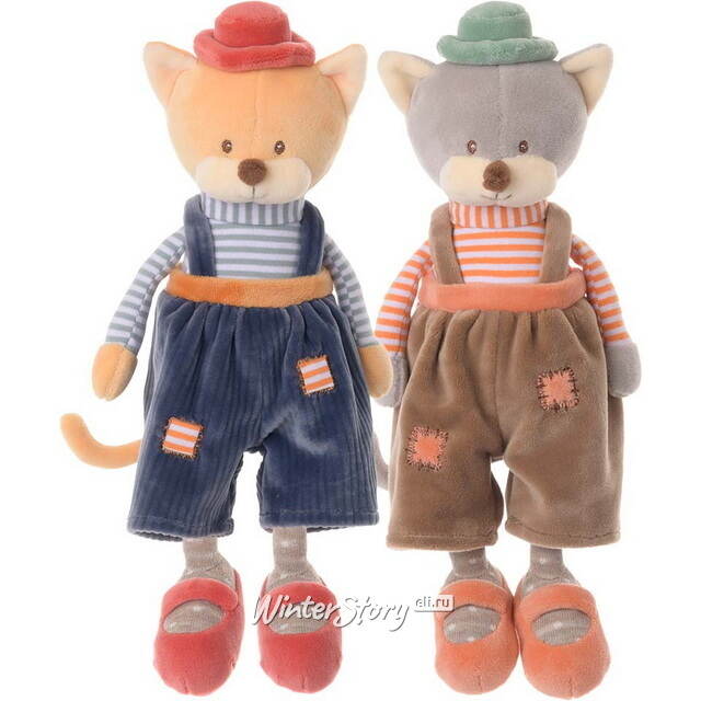 Мягкая игрушка Котик Рон в синих шортах - Baby Patchwork 25 см, Barbara Bukowski Bukowski