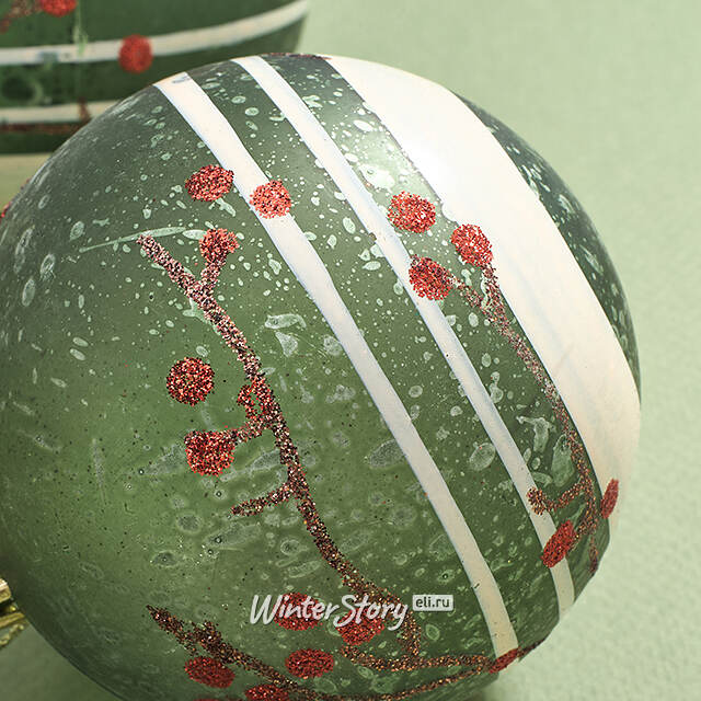 Набор пластиковых шаров Де-Булон 8 см, 12 шт Kaemingk