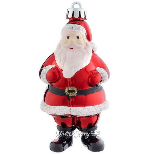 Набор елочных игрушек Новогодняя Сказка 8-12 см, 25 шт, красный с белым, пластик Kaemingk