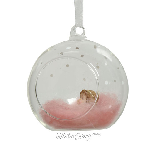 Елочный шар с композицией Fairy Tale - Ариана 8 см, стекло Kaemingk