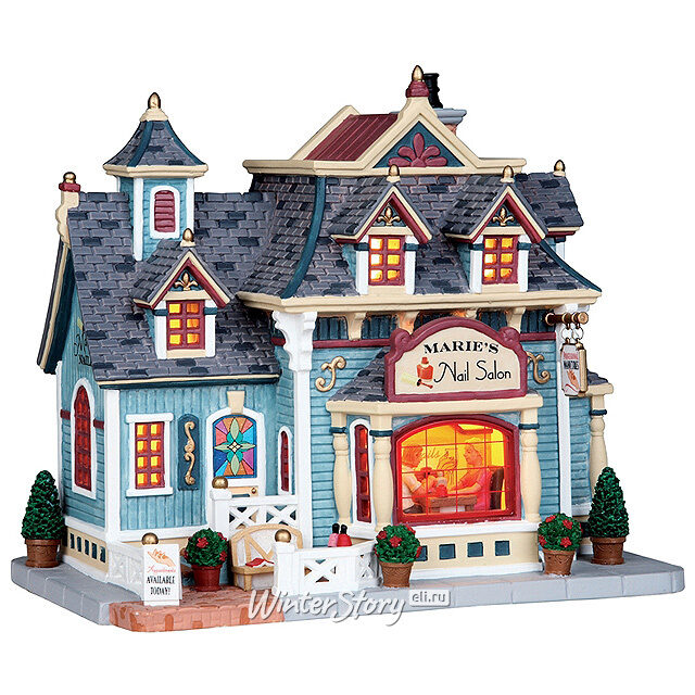 Маникюрный салон Мари, 20*23*15 см, подсветка, батарейки Lemax