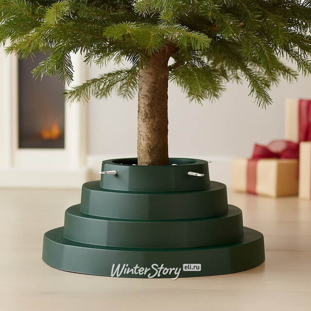 Подставка для елки 39*17 см, высотой до 2 м, диаметр ствола до 13 см, зеленая Tree Nest