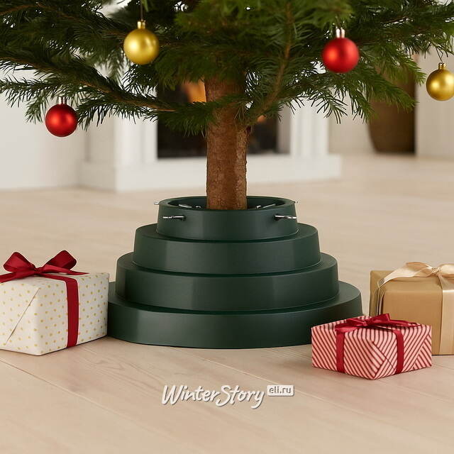 Подставка для елки 39*17 см, высотой до 2 м, диаметр ствола до 13 см, зеленая Tree Nest