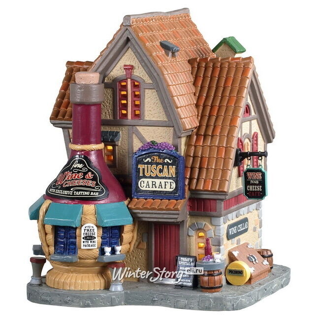 Винотека Тосканский графин 18*15 см, подсветка, на батарейках Lemax (Лемакс)