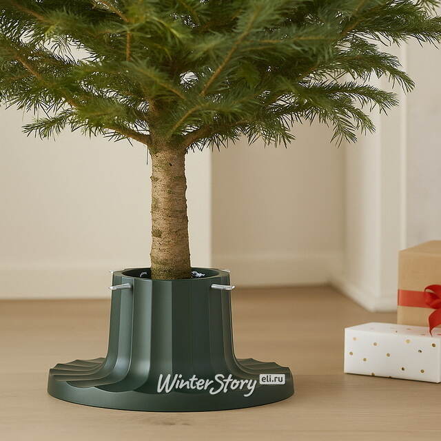 Подставка для елки 39*18 см, высотой до 2 м, диаметр ствола до 13 см, зеленая Tree Nest