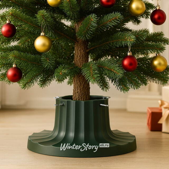 Подставка для елки 39*18 см, высотой до 2 м, диаметр ствола до 13 см, зеленая Tree Nest