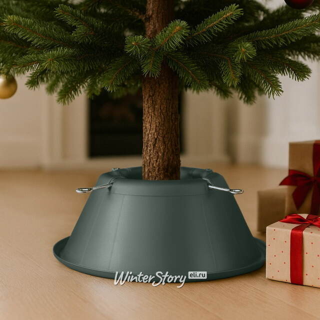 Подставка для елки 38*14 см, высотой до 2 м, диаметр ствола до 15 см, зеленая Tree Nest