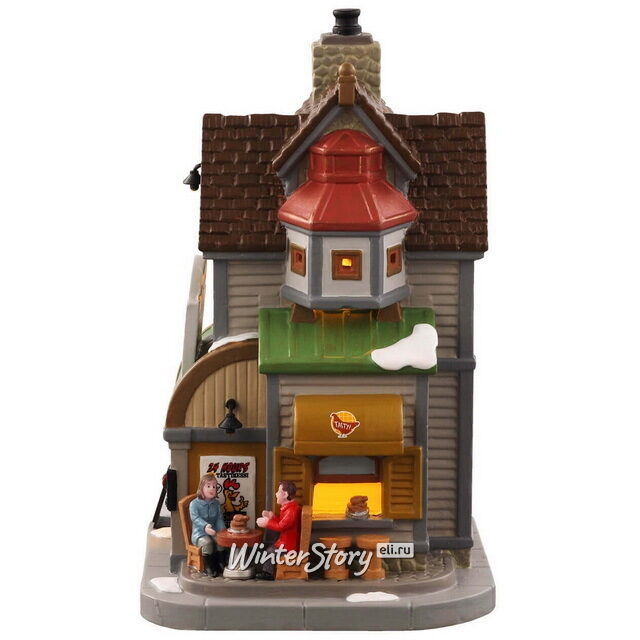 Домик Бранч хаус на Пайнс стрит 19*15 см, подсветка Lemax