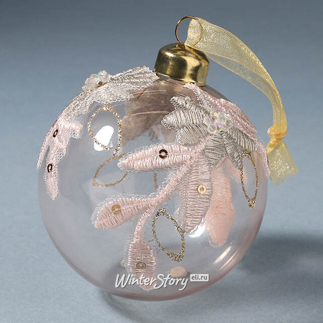 Набор стеклянных шаров Амалия Эсте 8 см, 3 шт Kaemingk