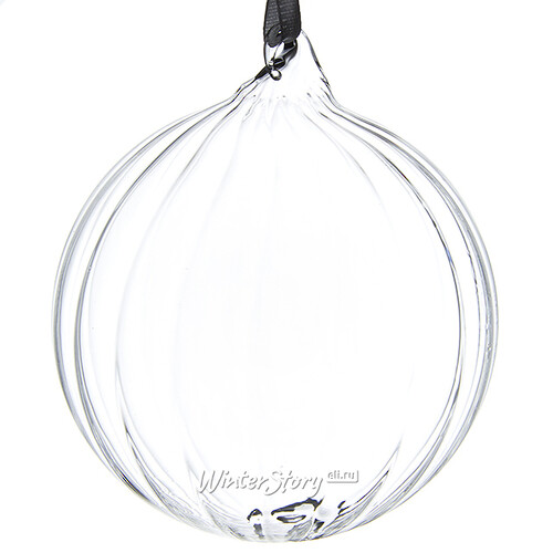 Набор стеклянных шаров Ледяное Чудо 8 см, 12 шт Kaemingk