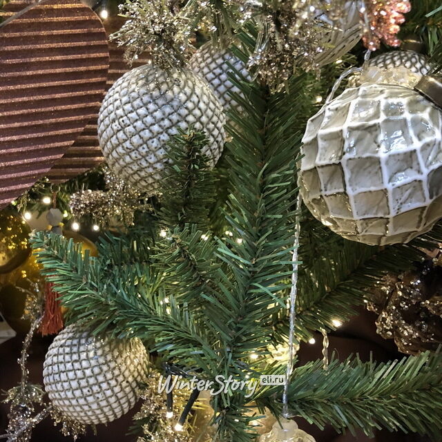 Набор винтажных елочных шаров Умбрия 8 см, 7 шт, стекло уцененный Kaemingk