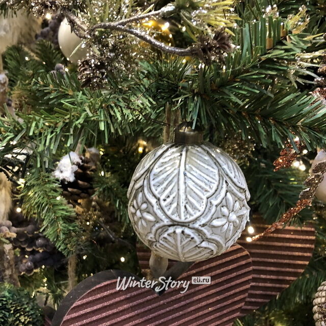 Набор винтажных елочных шаров Умбрия 8 см, 7 шт, стекло уцененный Kaemingk