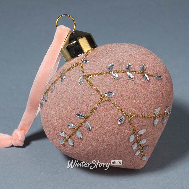 Набор стеклянных шаров Capottera 8 см розовый, 3 шт Kaemingk