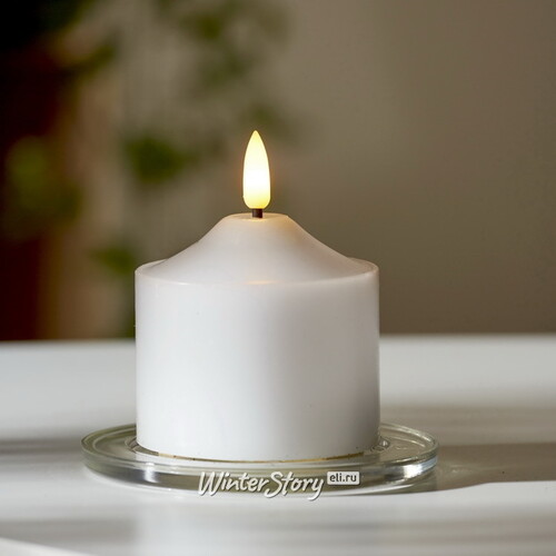 Светодиодная свеча с имитацией пламени Flamenco 9.5*7.5 см на батарейках Star Trading