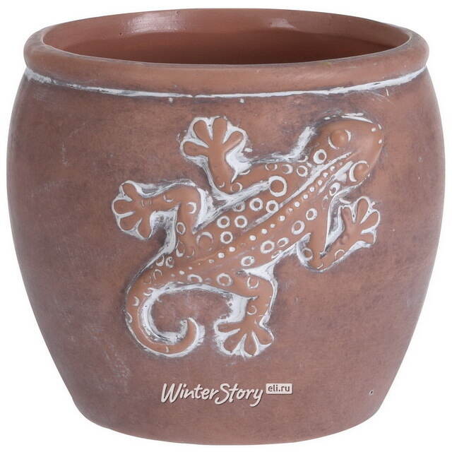 Керамическое кашпо Lucertola 13*12 см Koopman