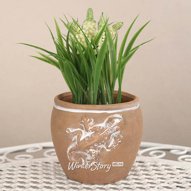 Керамическое кашпо Lucertola 13*12 см Koopman