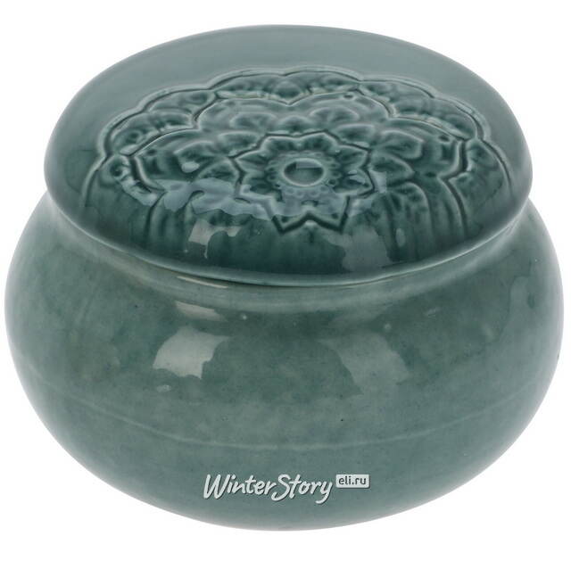 Ароматическая свеча Barnsley Sage 9 см зеленая Koopman