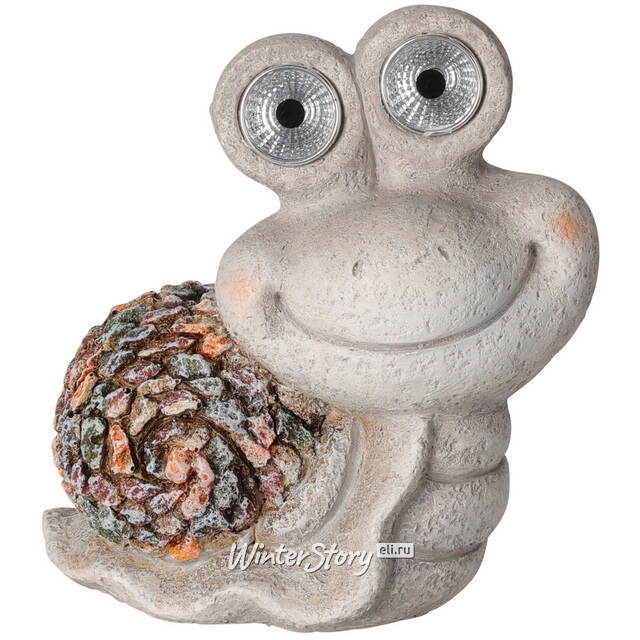 Садовый светильник на солнечной батарее Улитка Молли 23 см Koopman