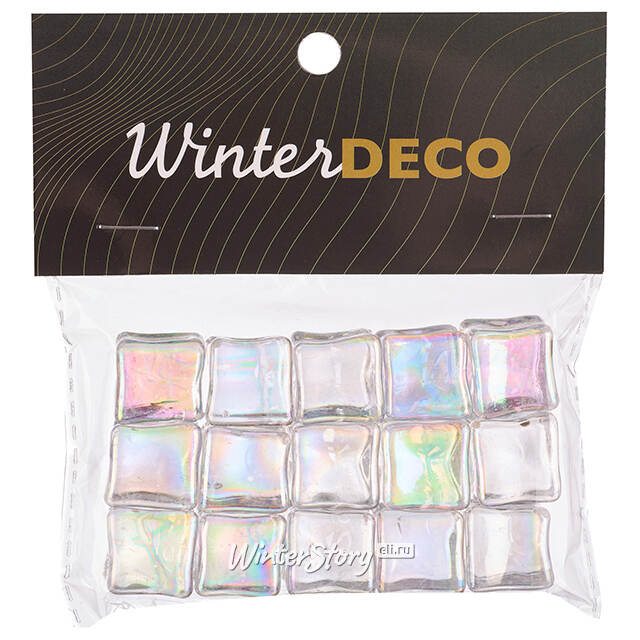 Искусственный лед Кубики - Barnstaple, 15 шт Winter Deco