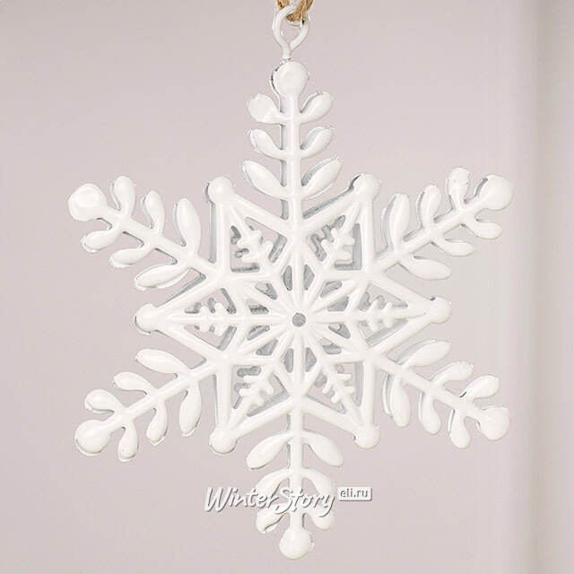 Набор елочных игрушек Снежинки - West Auckland 8 см, 2 шт Winter Deco