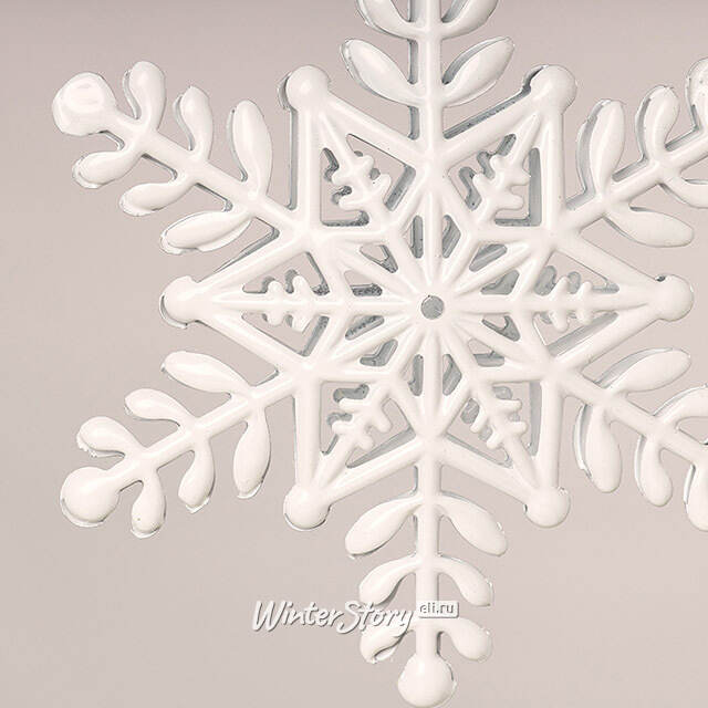 Набор елочных игрушек Снежинки - West Auckland 8 см, 2 шт Winter Deco