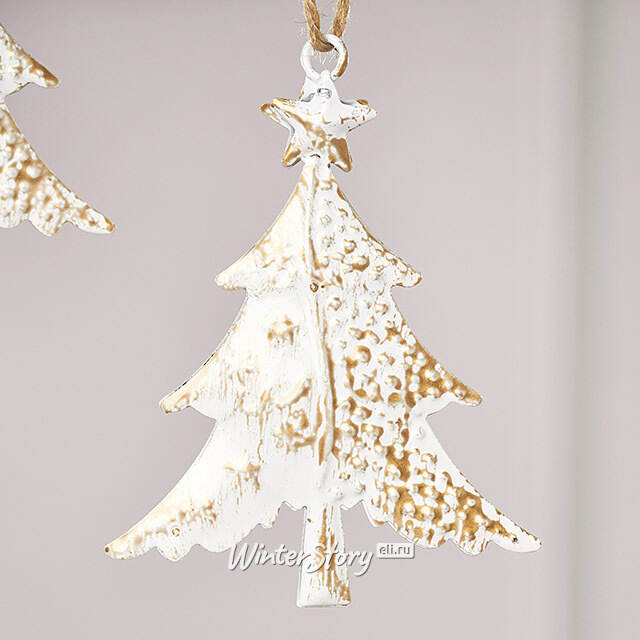 Набор елочных игрушек Елочки Westbury 8 см, 2 шт Winter Deco