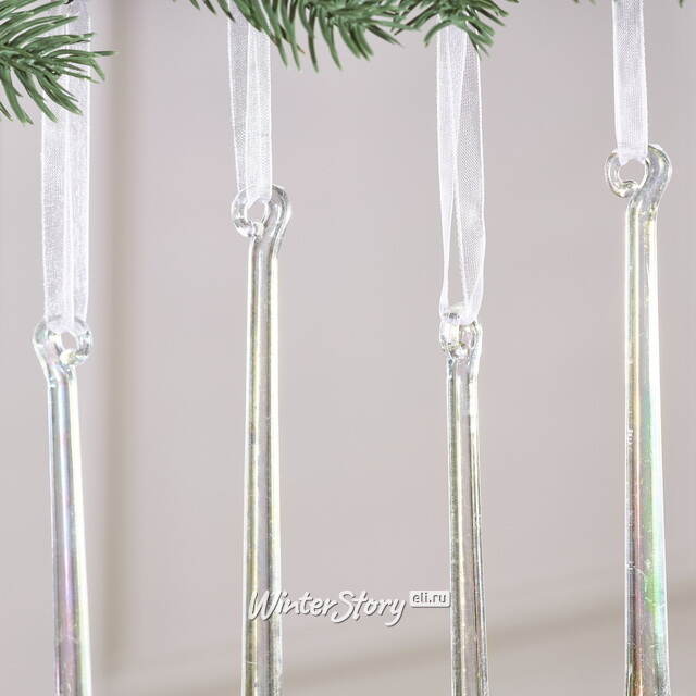 Набор елочных игрушек Сосульки - Loro Chuffenna 16 см, 6 шт Winter Deco