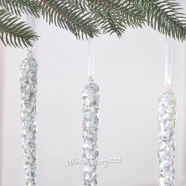 Набор елочных игрушек Сосульки - Loreto Aprutino 23 см, 4 шт Winter Deco