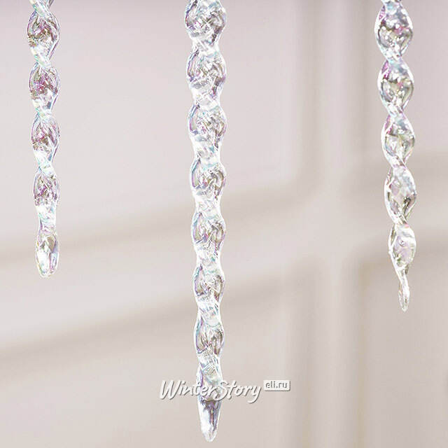 Набор елочных игрушек Сосульки Luchignano 14 см, 4 шт Winter Deco