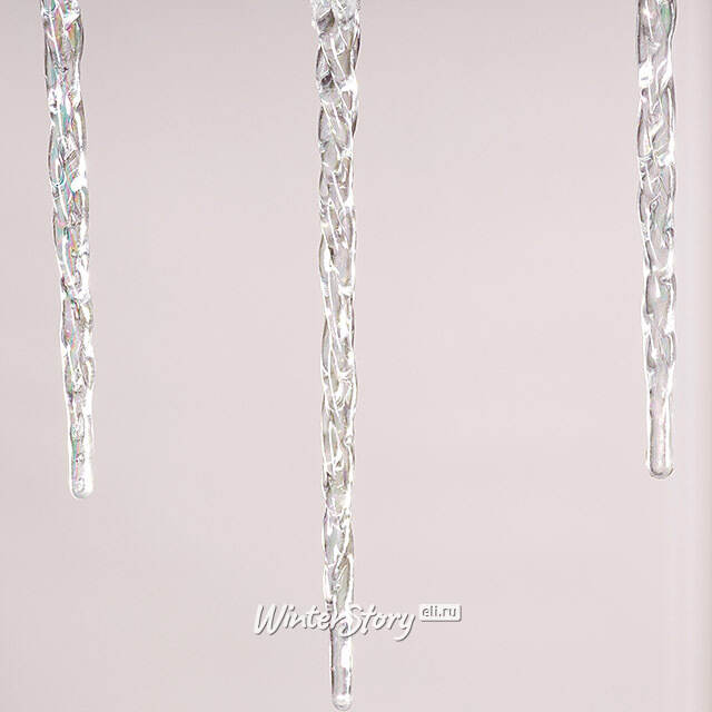 Набор елочных игрушек Сосульки Beckington 22 см белый, 4 шт Winter Deco