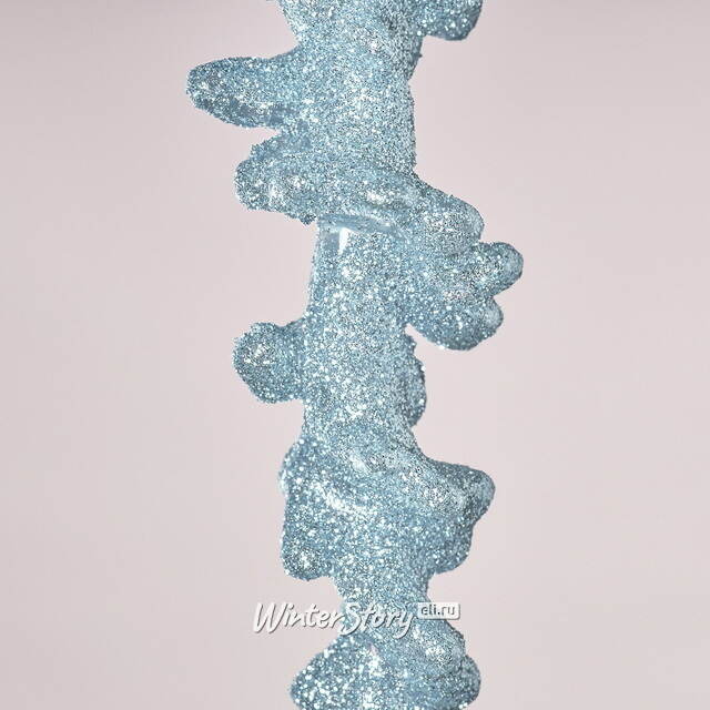 Набор елочных игрушек Сосульки Mokonesi 26 см голубая, 2 шт Winter Deco