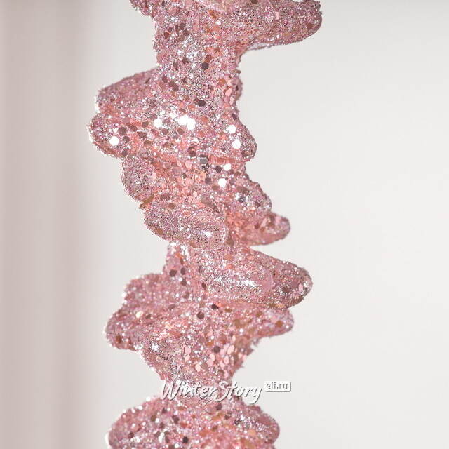 Набор елочных игрушек Сосульки Mokonesi 26 см розовая, 2 шт Winter Deco