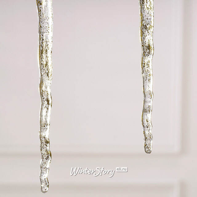 Набор елочных игрушек Сосульки Liquid Gold 30 см, 2 шт Winter Deco