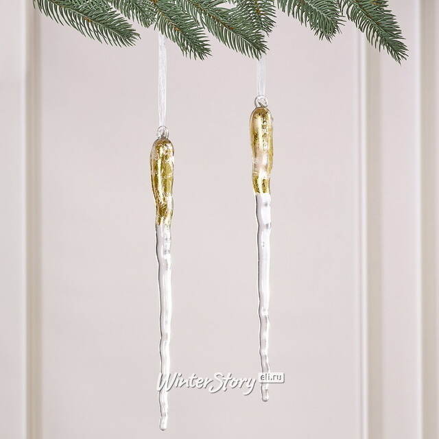 Набор елочных игрушек Сосульки Golden Blink 30 см, 2 шт Winter Deco